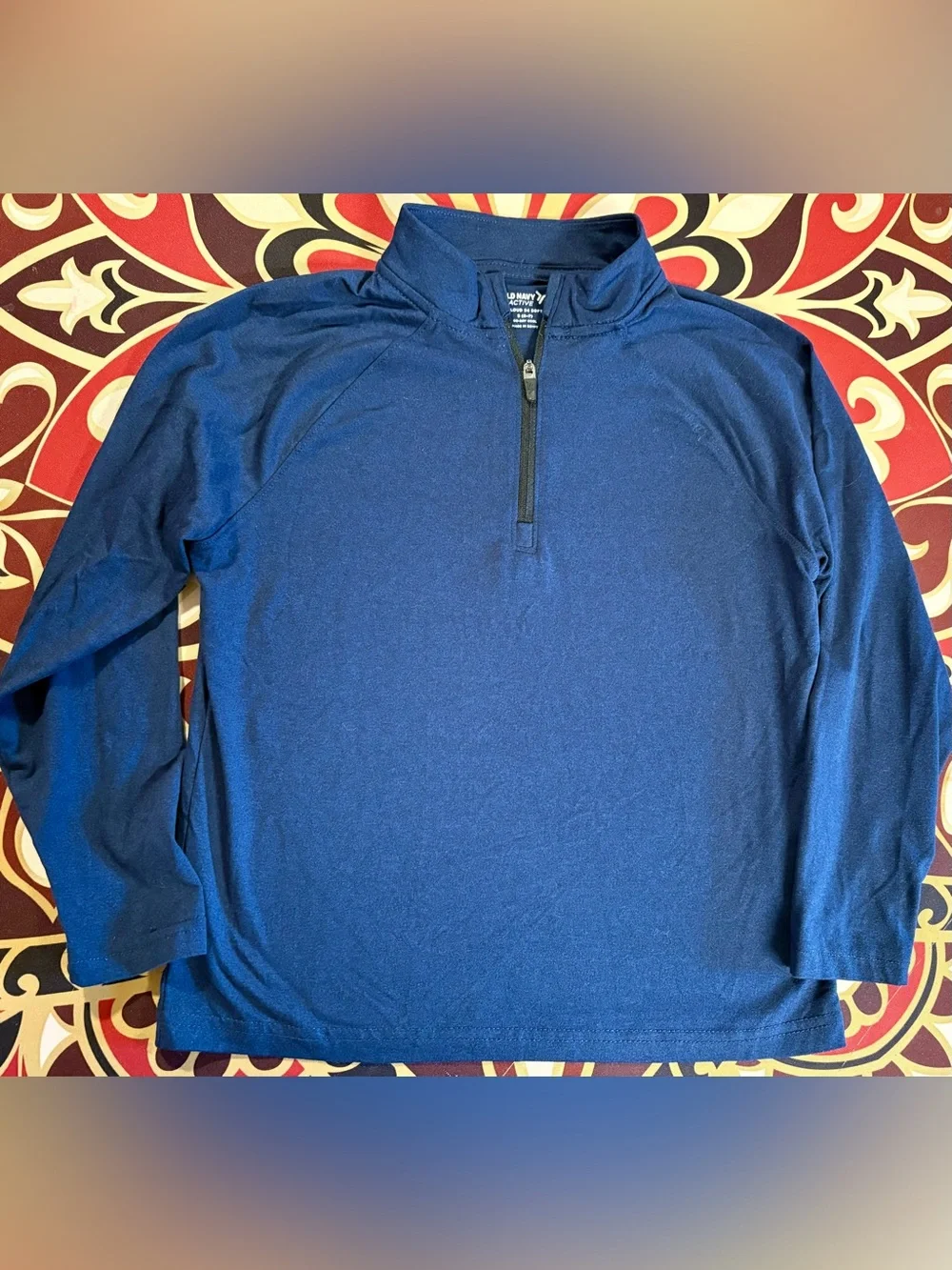 Old Navy Active Navy Half-Zip Performance Pullover